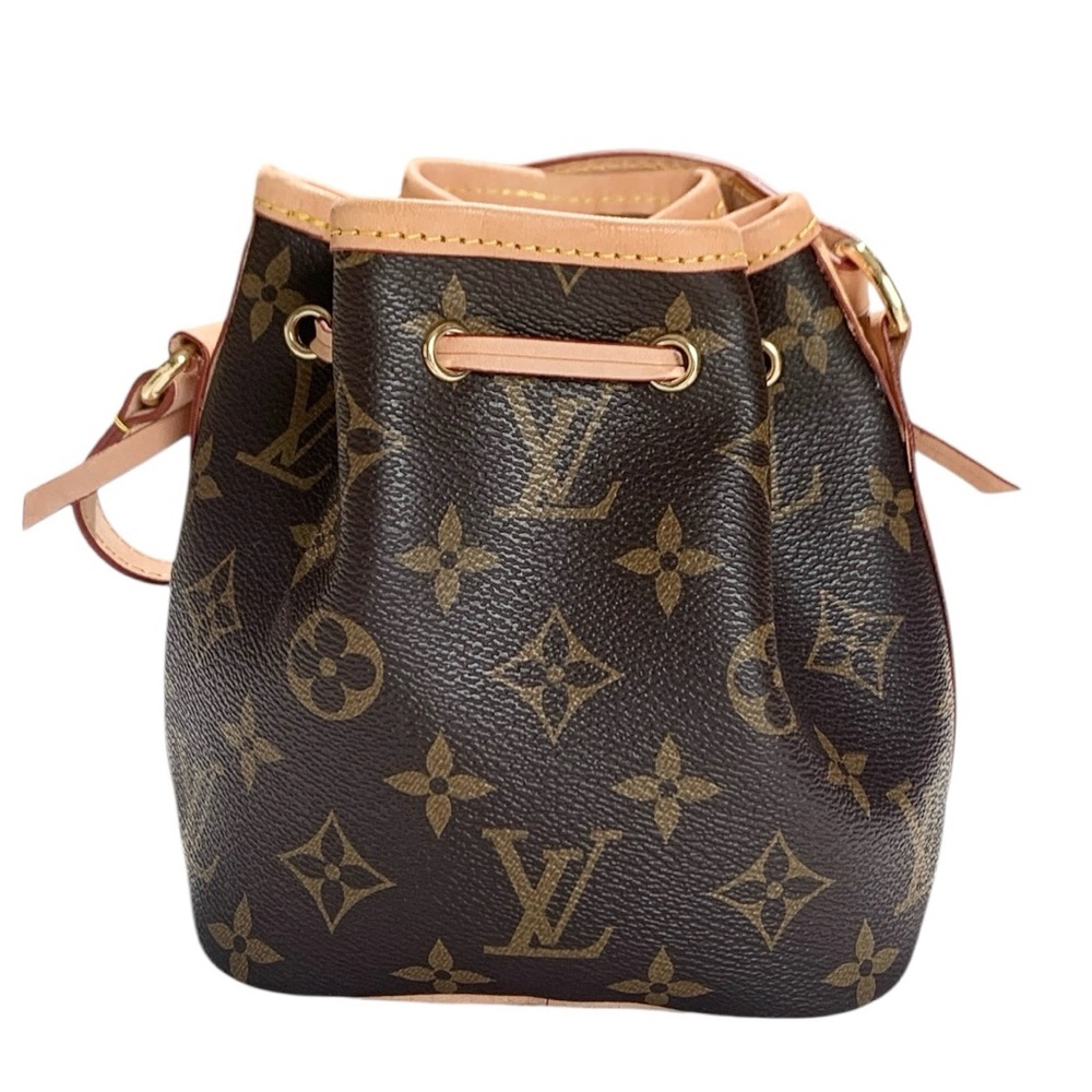 🆕 Louis Vuitton Style Nano Noe Brown Monogram Canvas Shoulder Bag 🆕 - Picture 6 of 10